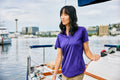 Cutter & Buck Women's Prospect Recycled Featherlight Stretch Polo-1