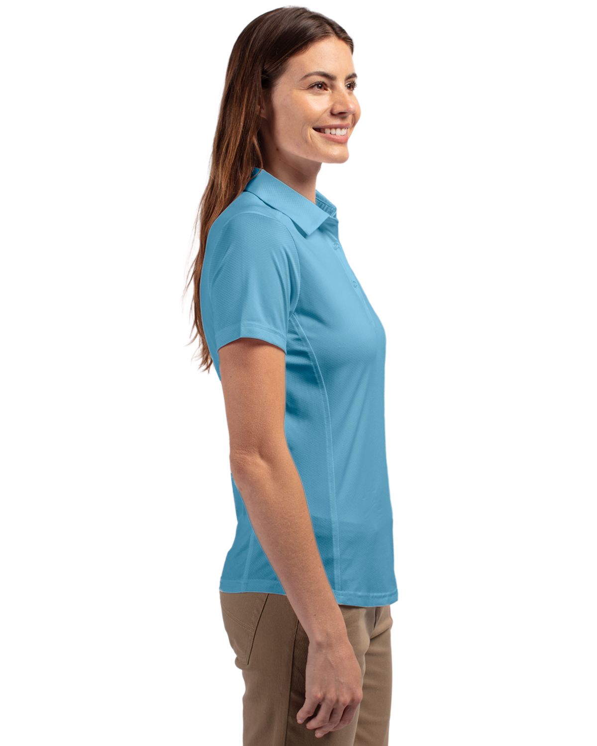 Cutter & Buck Women's Prospect Recycled Featherlight Stretch Polo-5
