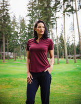 Cutter & Buck Women's Prospect Recycled Featherlight Stretch Polo Womens Apparel Shirts & Tops