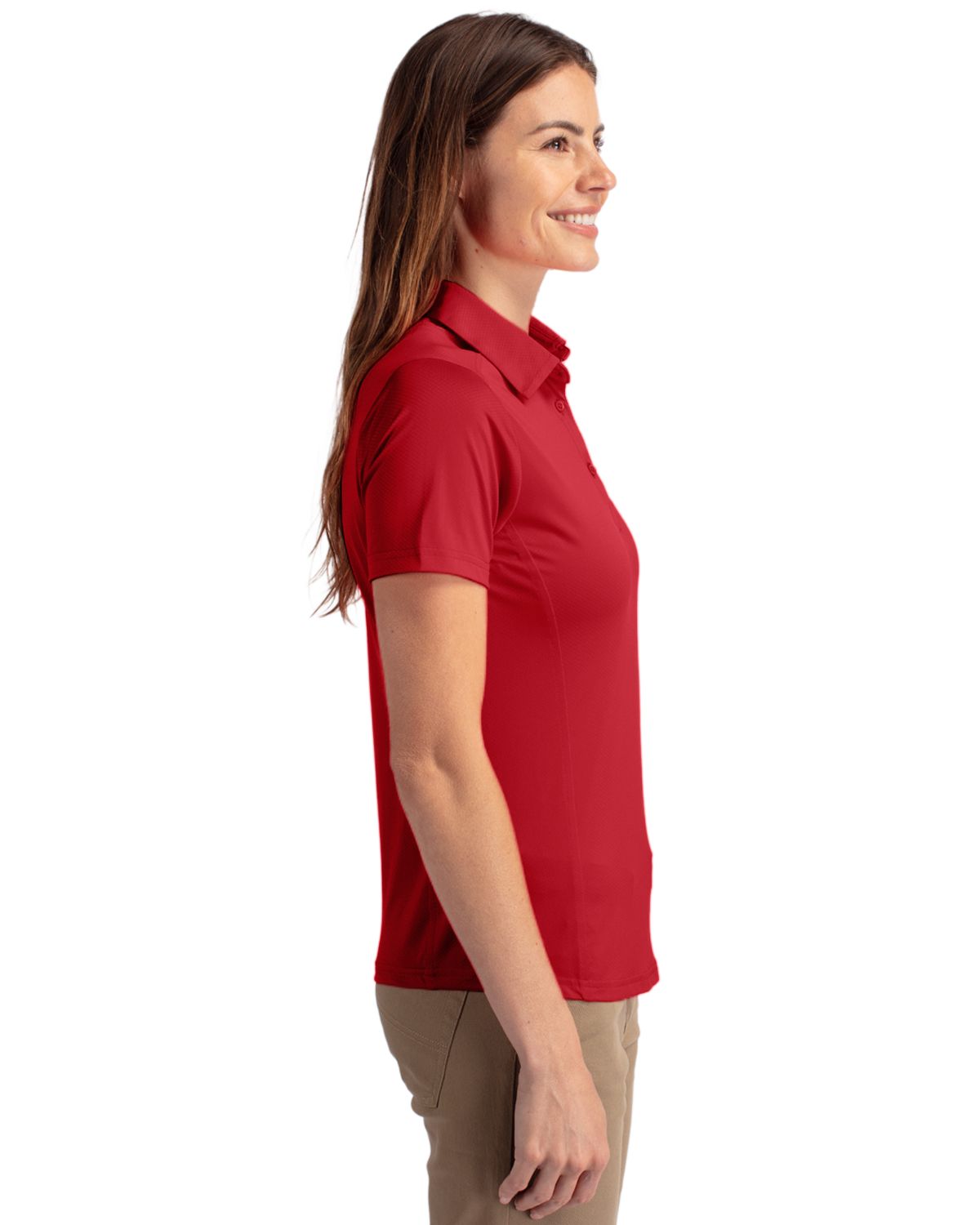 Cutter & Buck Women's Prospect Recycled Featherlight Stretch Polo-2