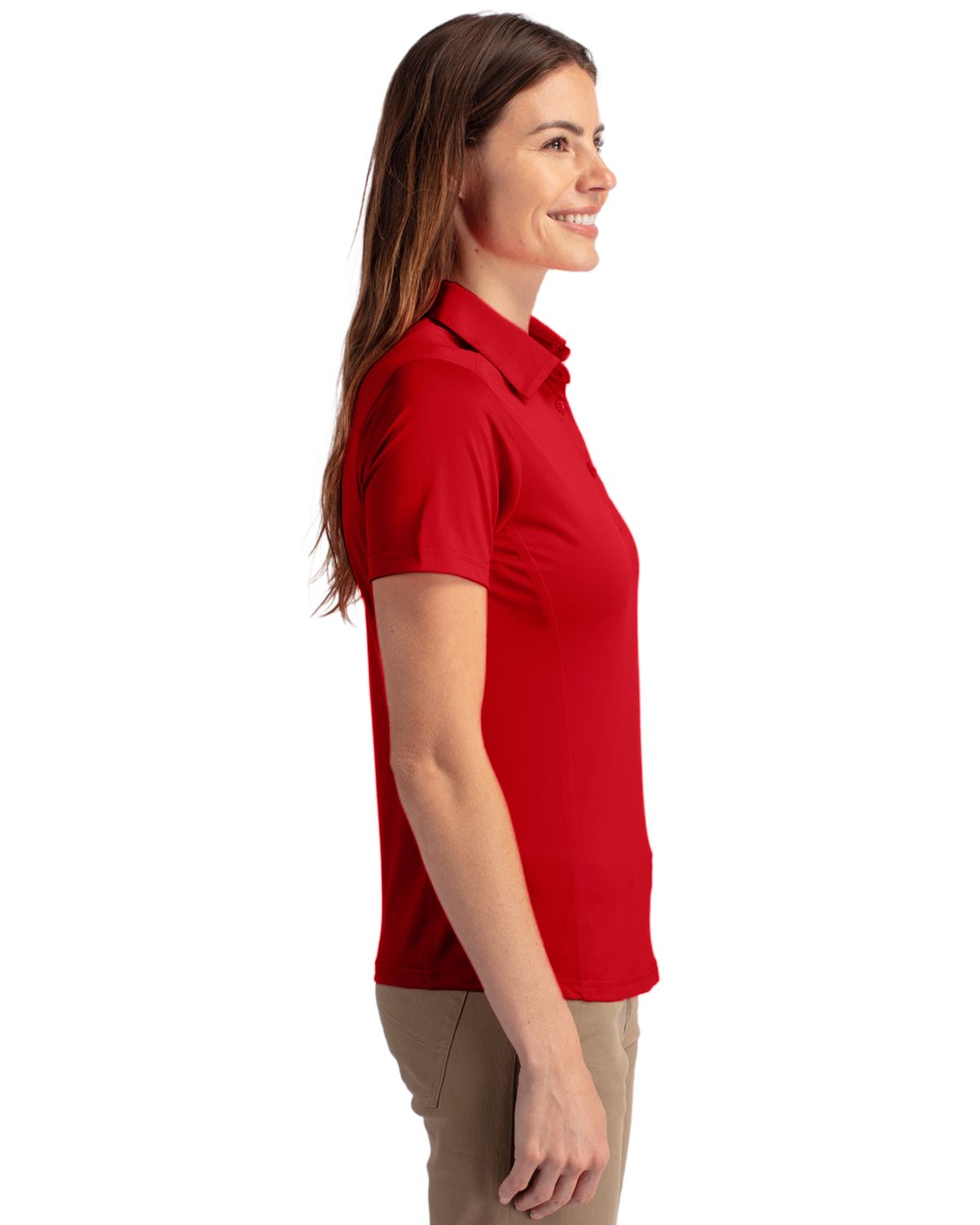 Cutter & Buck Women's Prospect Recycled Featherlight Stretch Polo-5