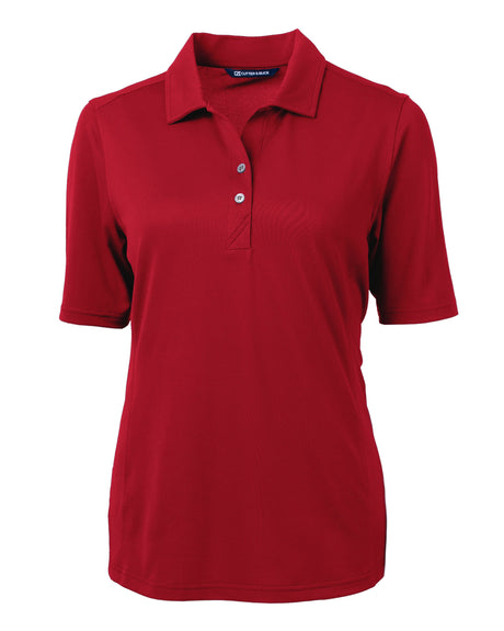Cutter & Buck Women's Virtue Recycled Featherlight Pique Polo Womens Apparel Shirts & Tops
