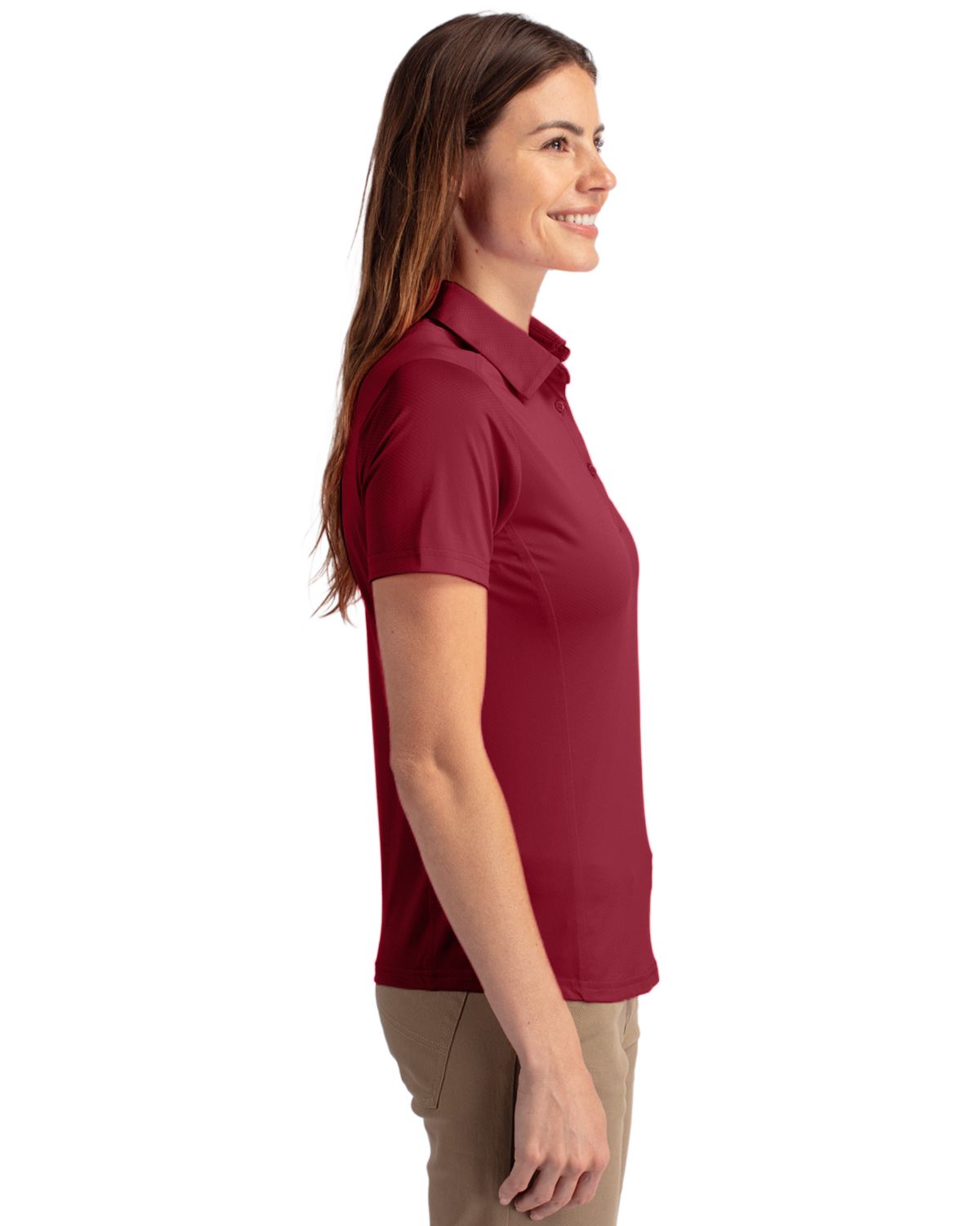 Cutter & Buck Women's Prospect Recycled Featherlight Stretch Polo-3