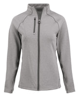 Cutter & Buck Women's Peshastin Recycled GridFleece Full Zip Jacket-9
