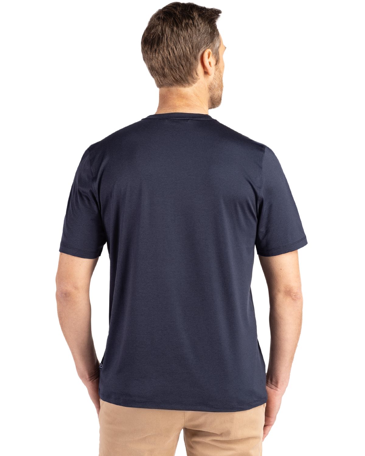 Cutter & Buck Men's Coastline Recycled Double Peached Short Sleeve Tee-3