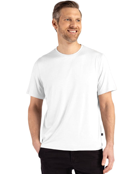 Cutter & Buck Men's Coastline Recycled Double Peached Short Sleeve Tee-1