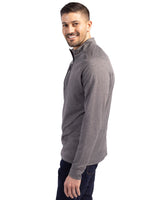 Cutter & Buck Men's Adapt Big & Tall Heathered Quarter Zip Pullover-3