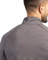 Cutter & Buck Men's Adapt Big & Tall Heathered Quarter Zip Pullover-8