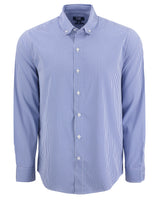 Cutter & Buck Men's Skyline Recycled Gingham Long Sleeve Button Down Dress Shirt-1