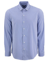 Cutter & Buck Men's Skyline Recycled Gingham Long Sleeve Button Down Dress Shirt-2