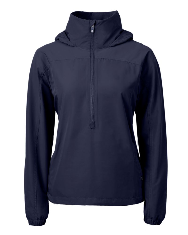 Cutter & Buck Women's Charter Packable Half Zip Anorak Jacket-2