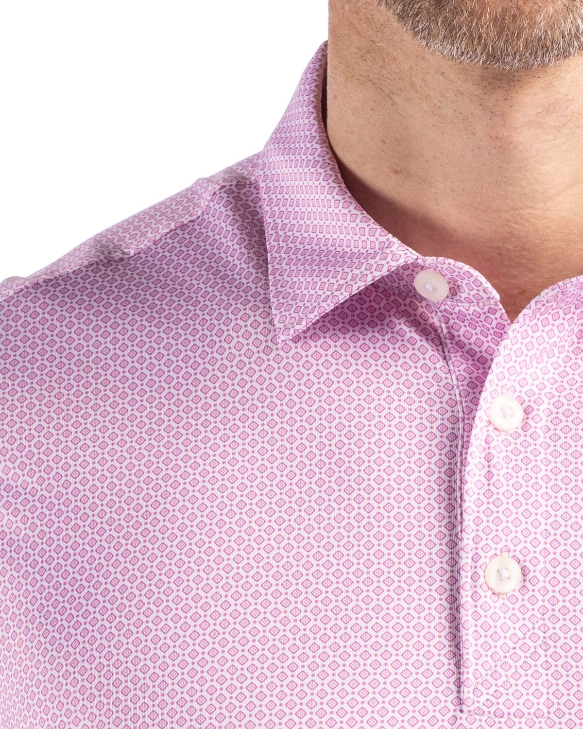 Cutter & Buck Men's Pike Recycled Diamond Dot Print Polo-8