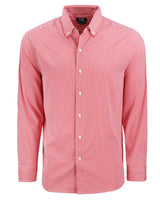 Cutter & Buck Men's Skyline Recycled Gingham Long Sleeve Button Down Dress Shirt-4