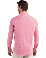 Cutter & Buck Men's Skyline Recycled Gingham Long Sleeve Button Down Dress Shirt-6