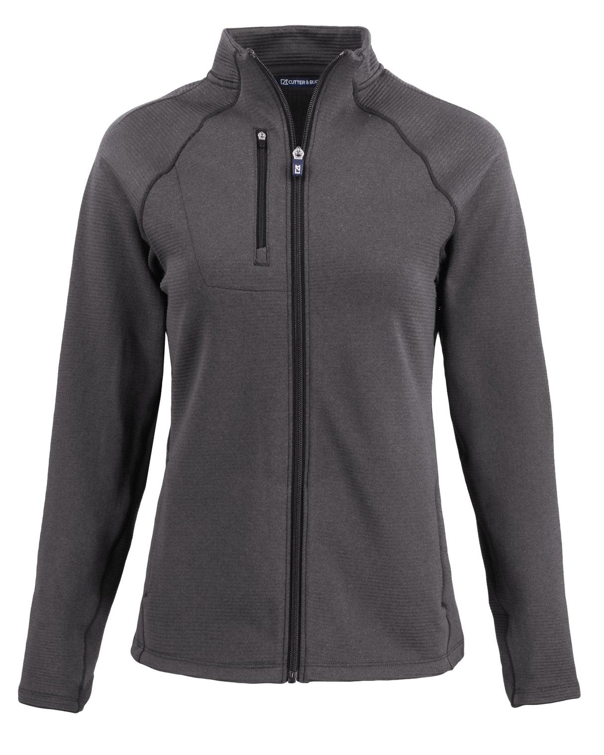 Cutter & Buck Women's Peshastin Recycled GridFleece Full Zip Jacket-4