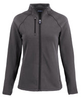 Cutter & Buck Women's Peshastin Recycled GridFleece Full Zip Jacket-4