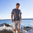 Cutter & Buck Men's Coastline Recycled Double Peached Short Sleeve Tee-1