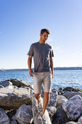 Cutter & Buck Men's Coastline Recycled Double Peached Short Sleeve Tee-1