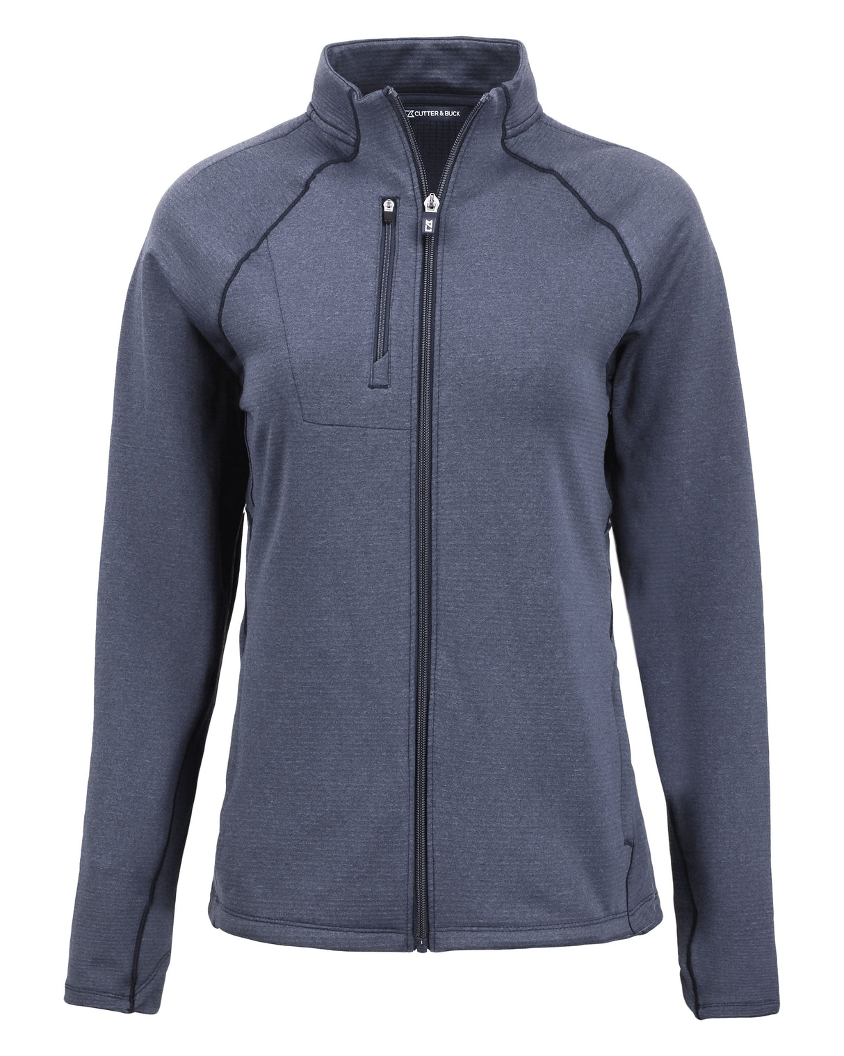 Cutter & Buck Women's Peshastin Recycled GridFleece Full Zip Jacket-4