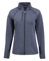 Cutter & Buck Women's Peshastin Recycled GridFleece Full Zip Jacket-4