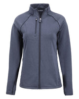 Cutter & Buck Women's Peshastin Recycled GridFleece Full Zip Jacket-5