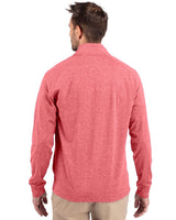 Cutter & Buck Men's Adapt Big & Tall Heathered Quarter Zip Pullover-2