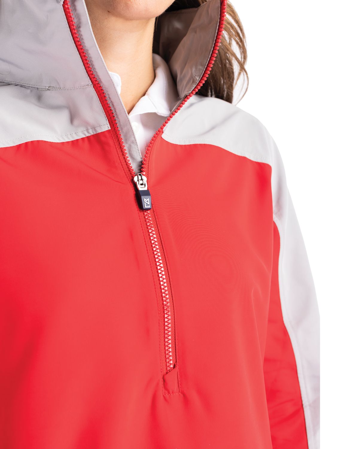 Cutter & Buck Women's Charter Packable Half Zip Anorak Jacket-9
