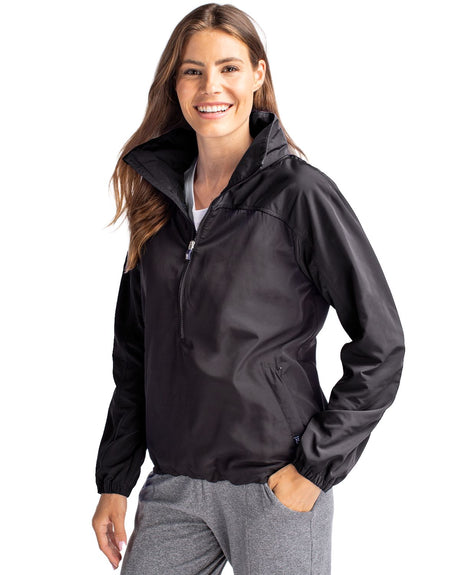 Cutter & Buck Women's Charter Packable Half Zip Anorak Jacket-1