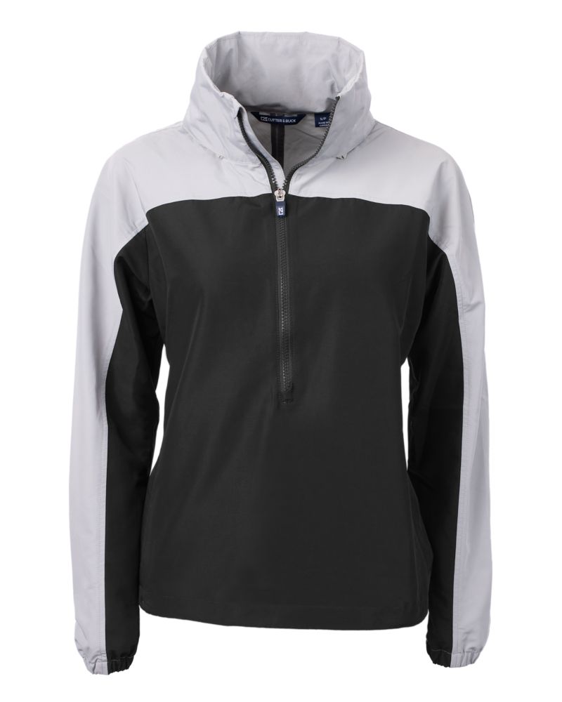 Cutter & Buck Women's Charter Packable Half Zip Anorak Jacket-2