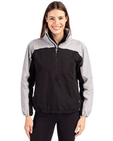 Cutter & Buck Women's Charter Packable Half Zip Anorak Jacket-4