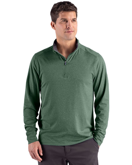 Cutter & Buck Men's Forge Recycled Four-Way Stretch Quarter Zip Pullover-1