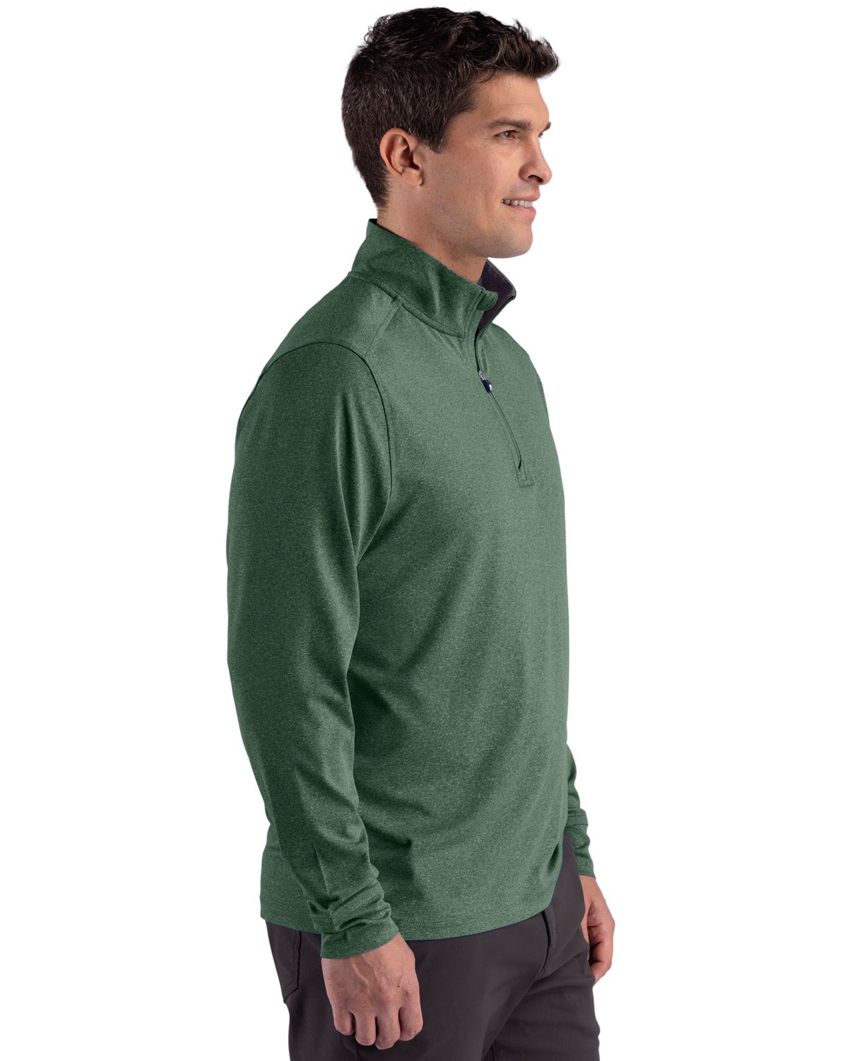 Cutter & Buck Men's Forge Recycled Four-Way Stretch Quarter Zip Pullover-3