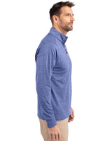Cutter & Buck Men's Adapt Big & Tall Heathered Quarter Zip Pullover-6