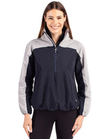 Cutter & Buck Women's Charter Packable Half Zip Anorak Jacket-1