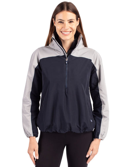 Cutter & Buck Women's Charter Packable Half Zip Anorak Jacket-1