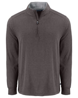 Cutter & Buck Men's Forge Recycled Four-Way Stretch Quarter Zip Pullover-1