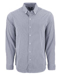Cutter & Buck Men's Skyline Recycled Gingham Long Sleeve Button Down Dress Shirt-1