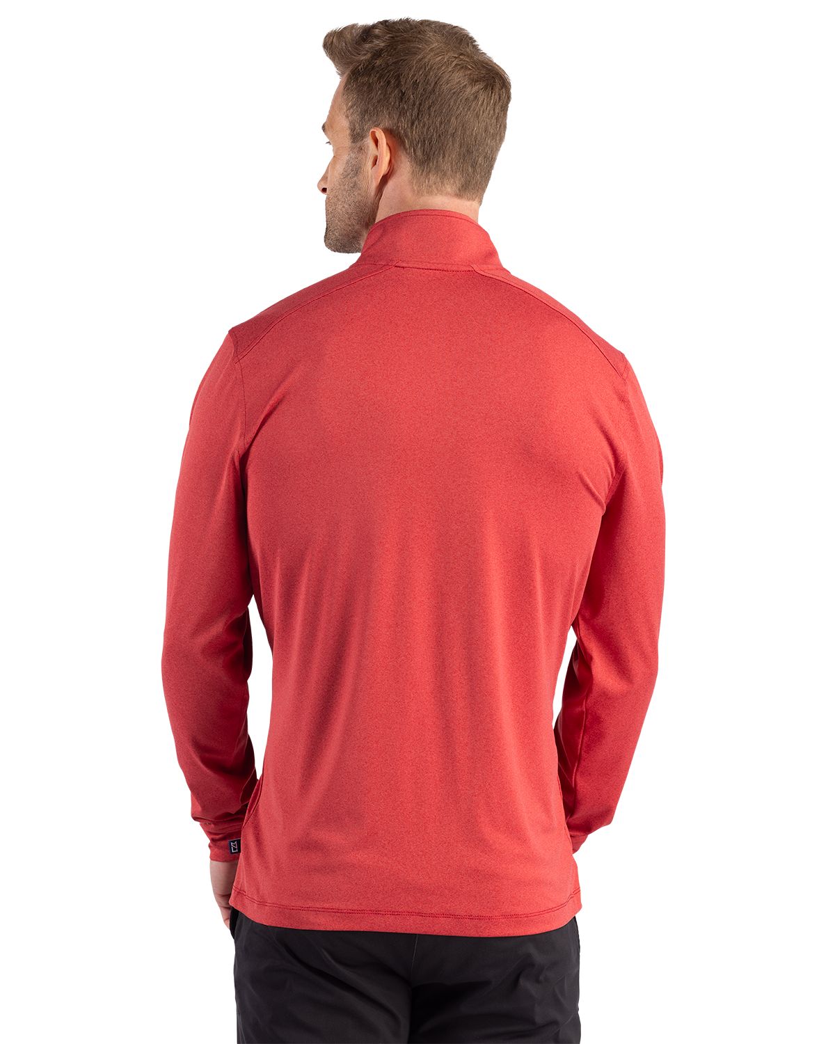 Cutter & Buck Men's Forge Recycled Four-Way Stretch Quarter Zip Pullover-2