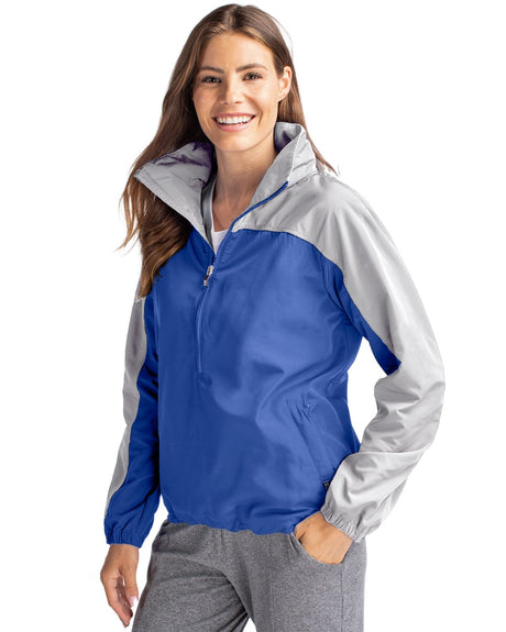 Cutter & Buck Women's Charter Packable Half Zip Anorak Jacket-1