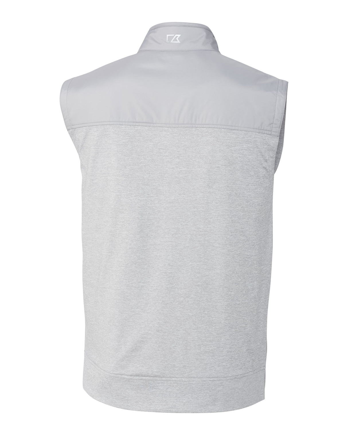 Cutter & Buck Men's Stealth Recycled Hybrid Quilted Windbreaker Vest-6