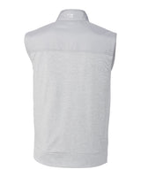 Cutter & Buck Men's Stealth Recycled Hybrid Quilted Windbreaker Vest-6