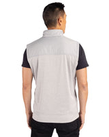 Cutter & Buck Men's Stealth Recycled Hybrid Quilted Windbreaker Vest-7