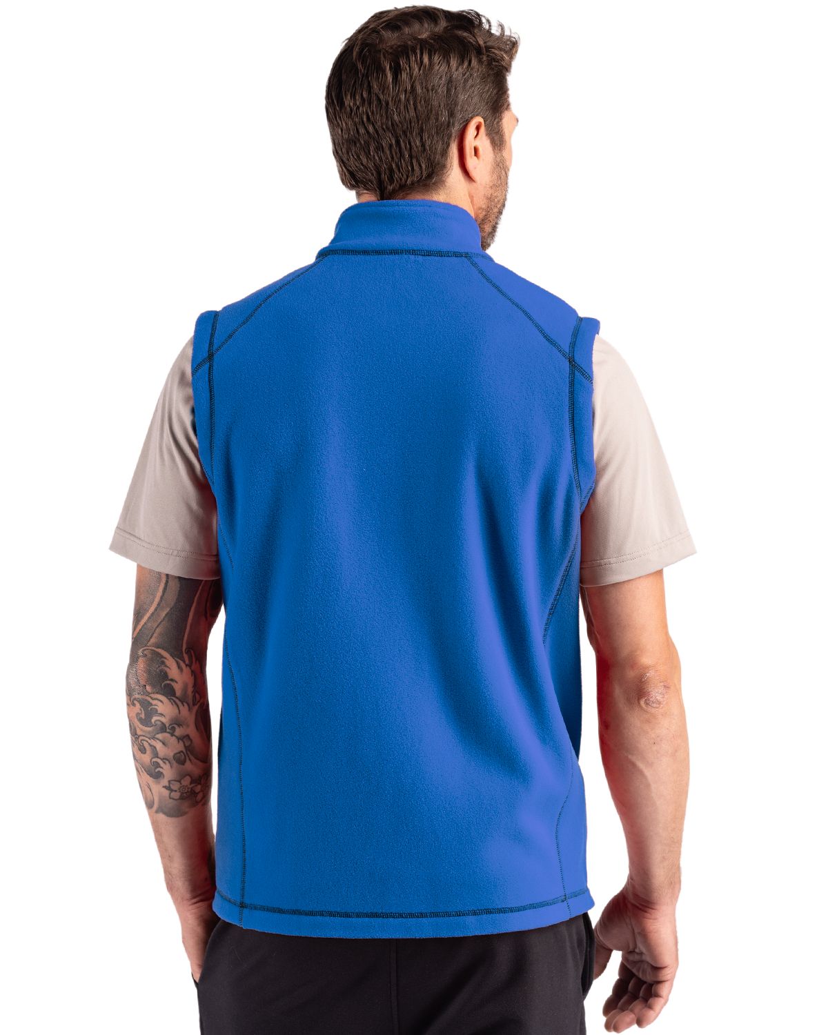 Clique Men's Powder Recycled Fleece Full Zip Vest-5