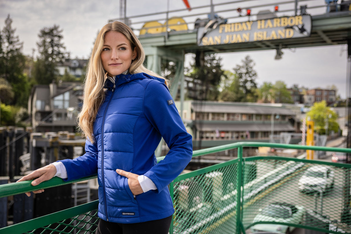 Cutter & Buck Women's Evoke Hybrid Full Zip Jacket-2