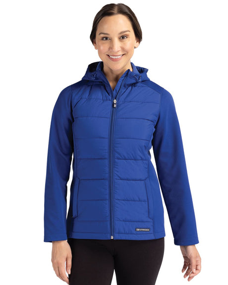 Cutter & Buck Women's Evoke Hybrid Full Zip Jacket-1
