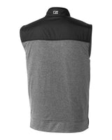 Cutter & Buck Men's Stealth Recycled Hybrid Quilted Windbreaker Vest-3
