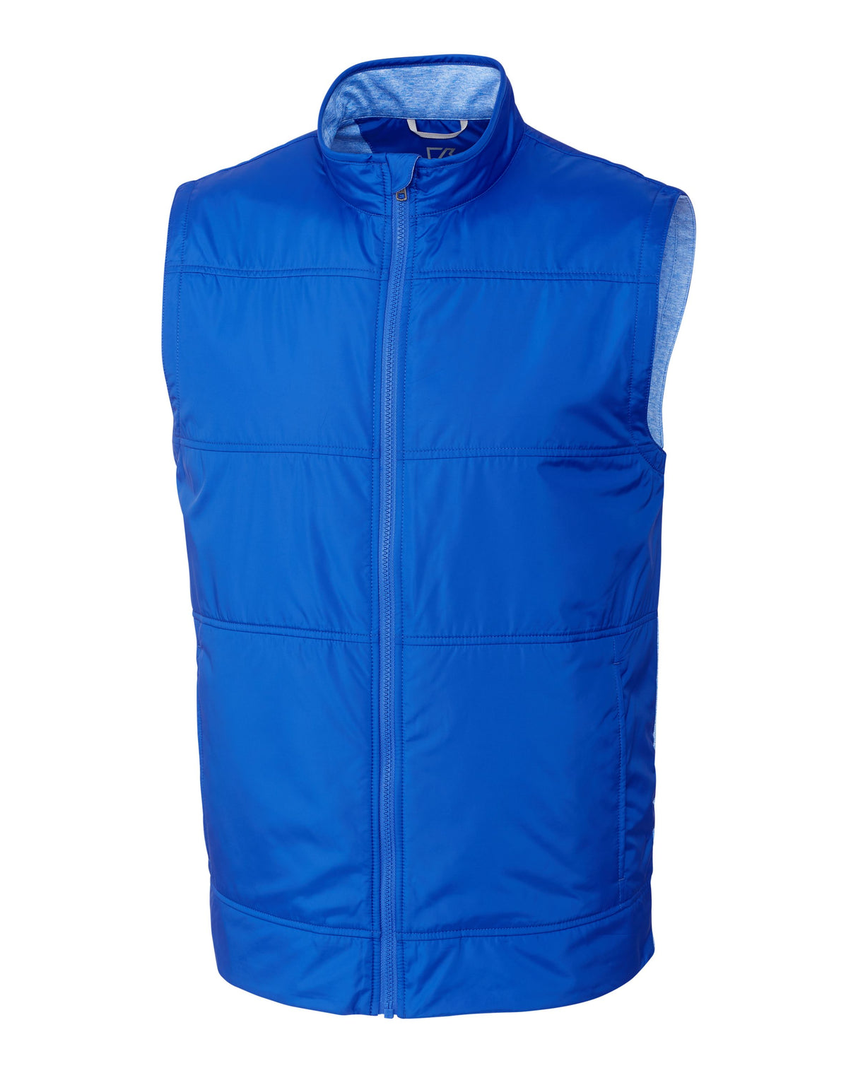 Cutter & Buck Men's Stealth Recycled Hybrid Quilted Windbreaker Vest-3