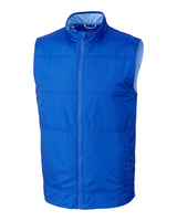 Cutter & Buck Men's Stealth Recycled Hybrid Quilted Windbreaker Vest-3