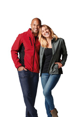 Clique Women's Narvik Recycled Colorblock Stretch Softshell Full Zip Jacket-1