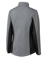 Clique Women's Narvik Recycled Colorblock Stretch Softshell Full Zip Jacket-4